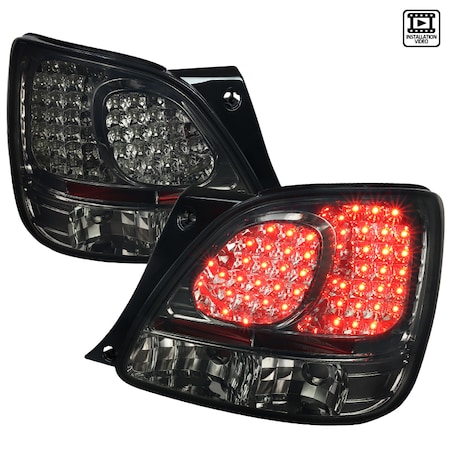 Spec-D Tuning 98-05 Lexus Gs300 LED Tail Lights Smoke, LT-GS30098GLED-TM LT-GS30098GLED-TM